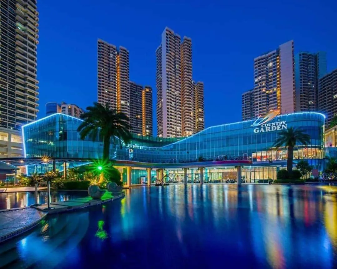 雅居清新两房一厕3-6人入住花园景 金海湾danga Bay Lägenhet Johor Bahru 0*,  Malaysia
