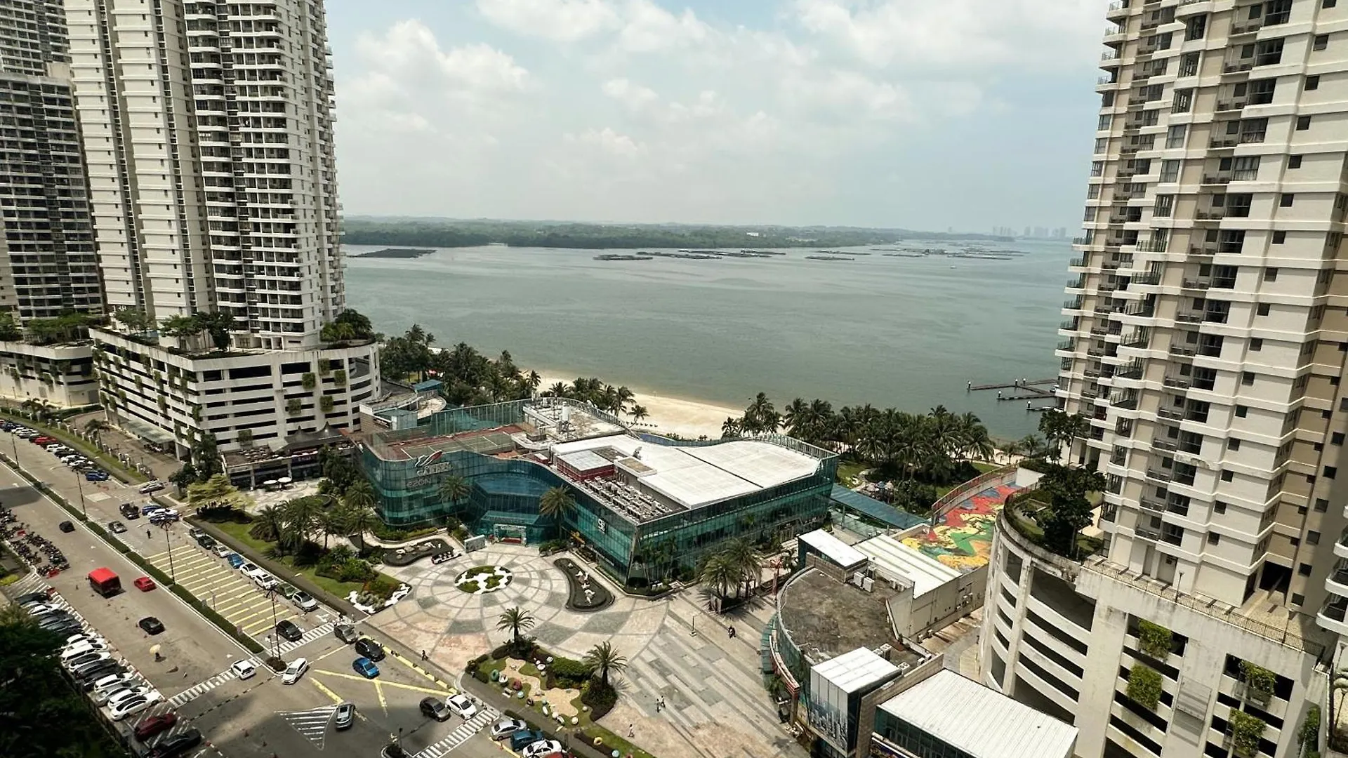 雅居清新两房一厕3-6人入住花园景 金海湾danga Bay Lägenhet Johor Bahru Malaysia