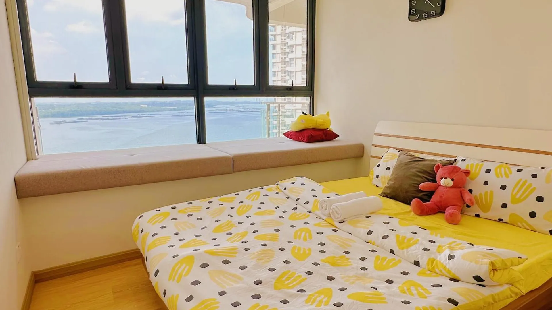雅居清新两房一厕3-6人入住花园景 金海湾danga Bay Lägenhet Johor Bahru 0*,  Malaysia